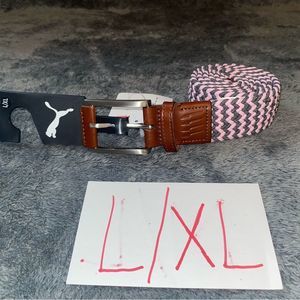 Size L/XL puma golf belt